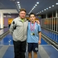 Dusan Pejin i trener Ivan Mesaros